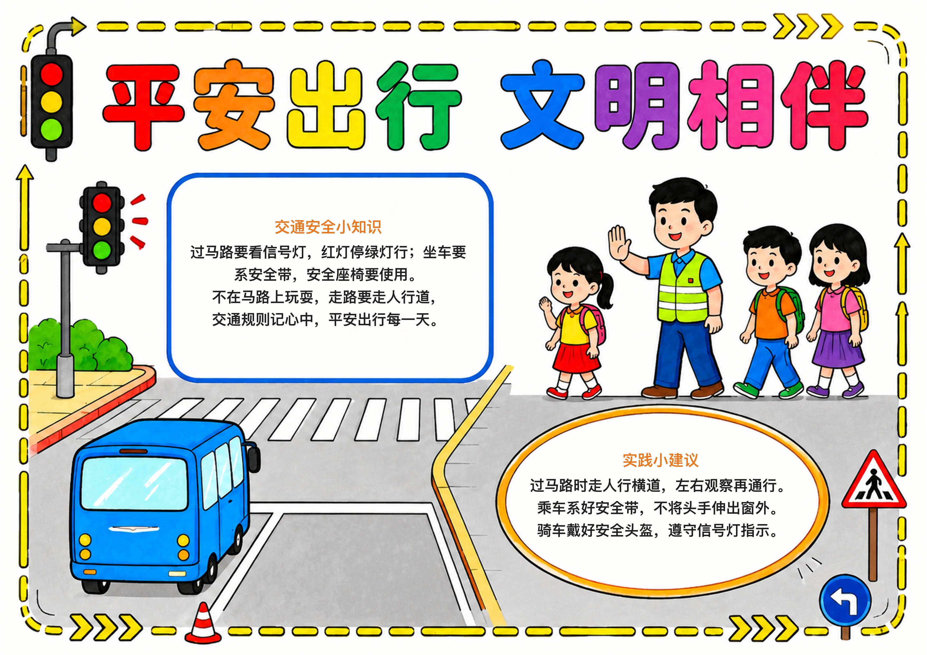 交通安全手抄报图片
