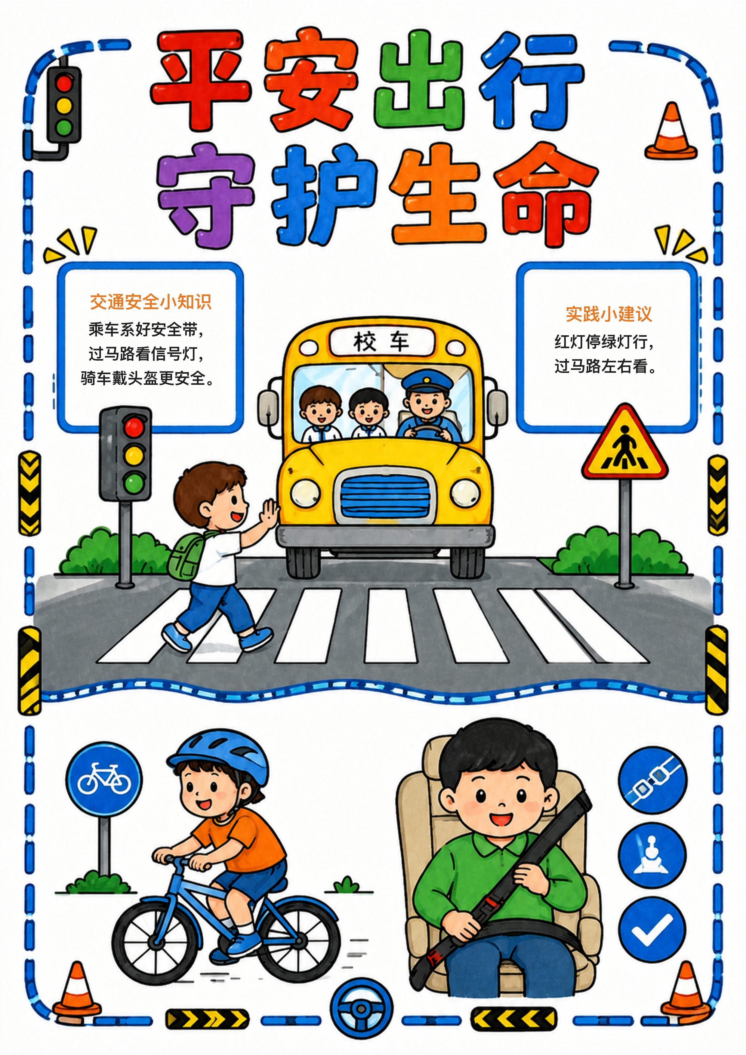 交通安全手抄报图片